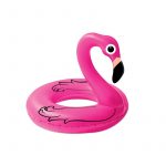 Flamant rose gonflable