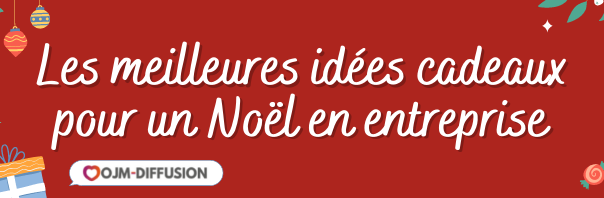 bannière idées cadeaux entreprise Noel