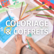 Coloriage publicitaire - Coffrets personnalisés enfants