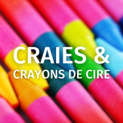Craies et crayons de cire personnalisés - Crayons