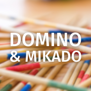 Dominos publicitaires - Mikado personnalisés