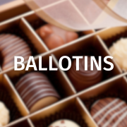 Ballotin de chocolats publicitaire - Ballotin personnalisé