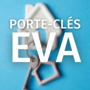 Porte-clés EVA publicitaire - Porte clé personnalisé EVA